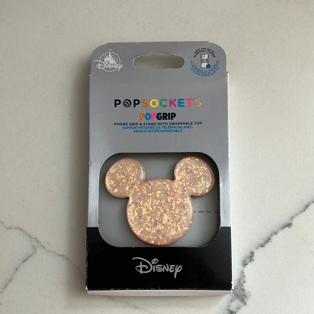 Disney PopGrip with Sparkling Orange Accents